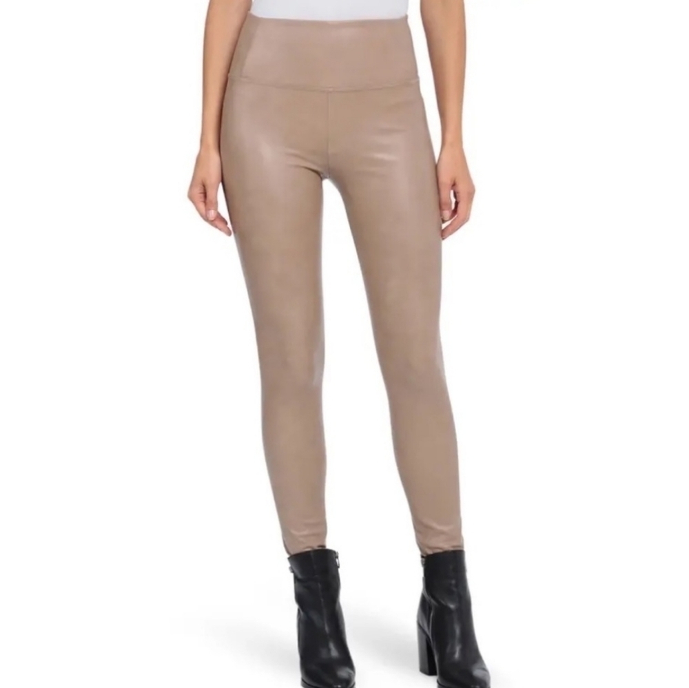 AVEC LES FILLES X BAGATELLE faux leather liquid leggings